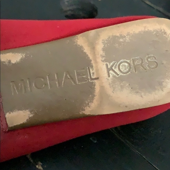 Michael MICHAEL KORS Red Amber Moc Suede Loafers - Picture 13 of 14